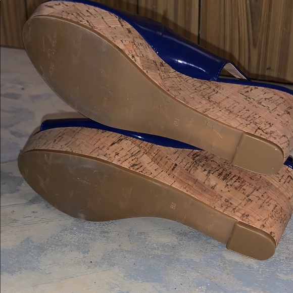 Royal blue Wedges - Picture 4 of 4